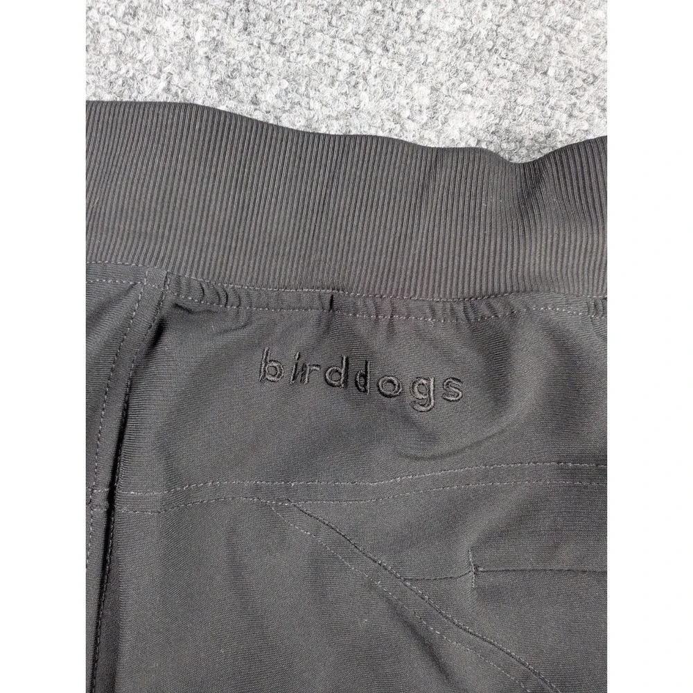 Birddogs Jogger Pants Mens Small‎ Black Lined Performance Drawstring
